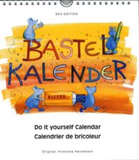 Bastelkalender, weiß, 21,5 x 24 cm