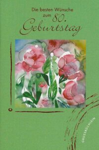 Grußbüchlein - Zum 80. Geburtstag