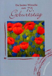 Grußbüchlein - Zum 75. Geburtstag