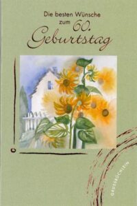 Display Grußbüchlein Zahlengeburtstag 50/60/70