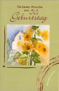 Grußbüchlein - Zum 50 Geburtstag