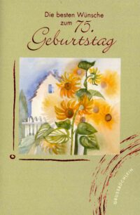 Grußbüchlein - Zum 75. Geburtstag