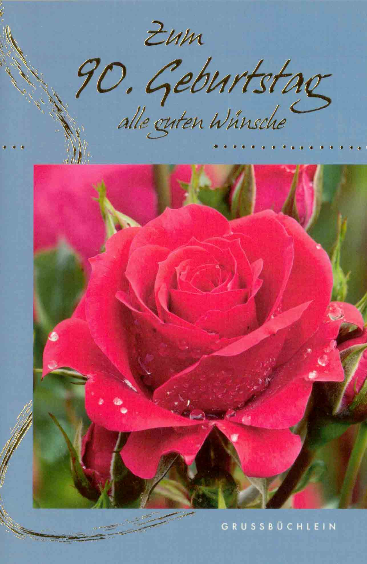 Grußbüchlein - Zum 90. Geburtstag