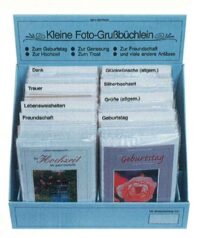 93148 Display - Grußbüchlein 120 Stück sortiert