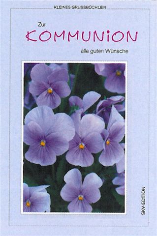 Grußbüchlein - Kommunion