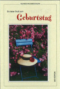 Grußbüchlein - Geburtstag - aus 93148/4 und 93100/1