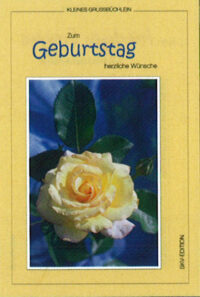 Grußbüchlein - Geburtstag - aus 93148/4 und 93100/1 und 93150/10