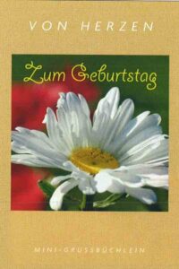 Karte mit Mini-Grußbüchlein-Zum Geburtstag - aus 95950/3