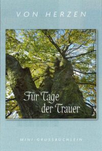 Karte mit Mini-Grußbüchlein-Für Tage der Trauer - aus 95950/4