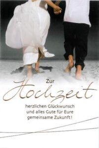 Faltkarte Hochzeit - Füße - aus 98509