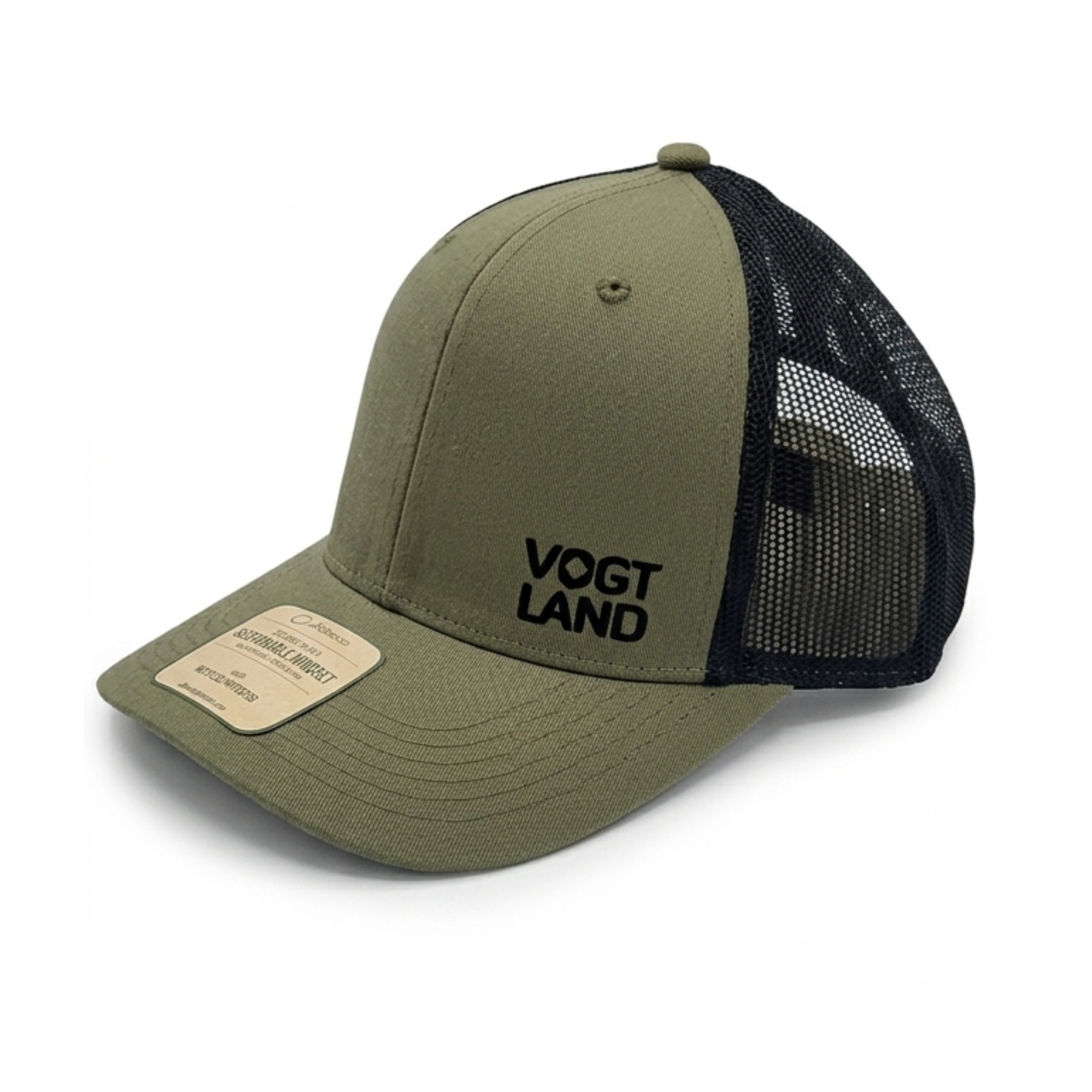Vogtland Trucker Cap | Olive/Black